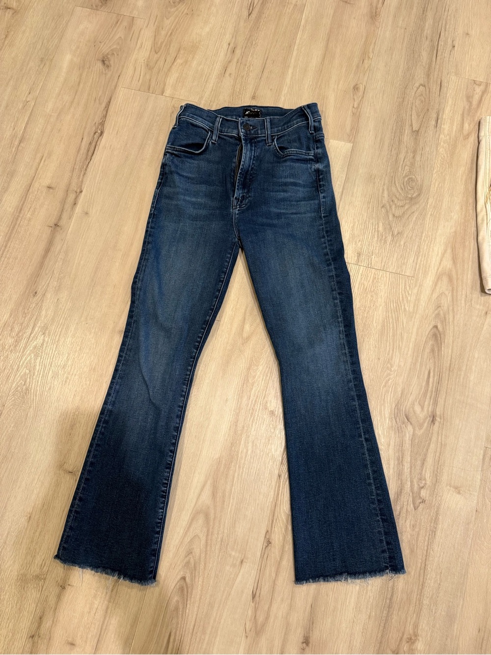 MOTHER Dark Blue Flare Jeans